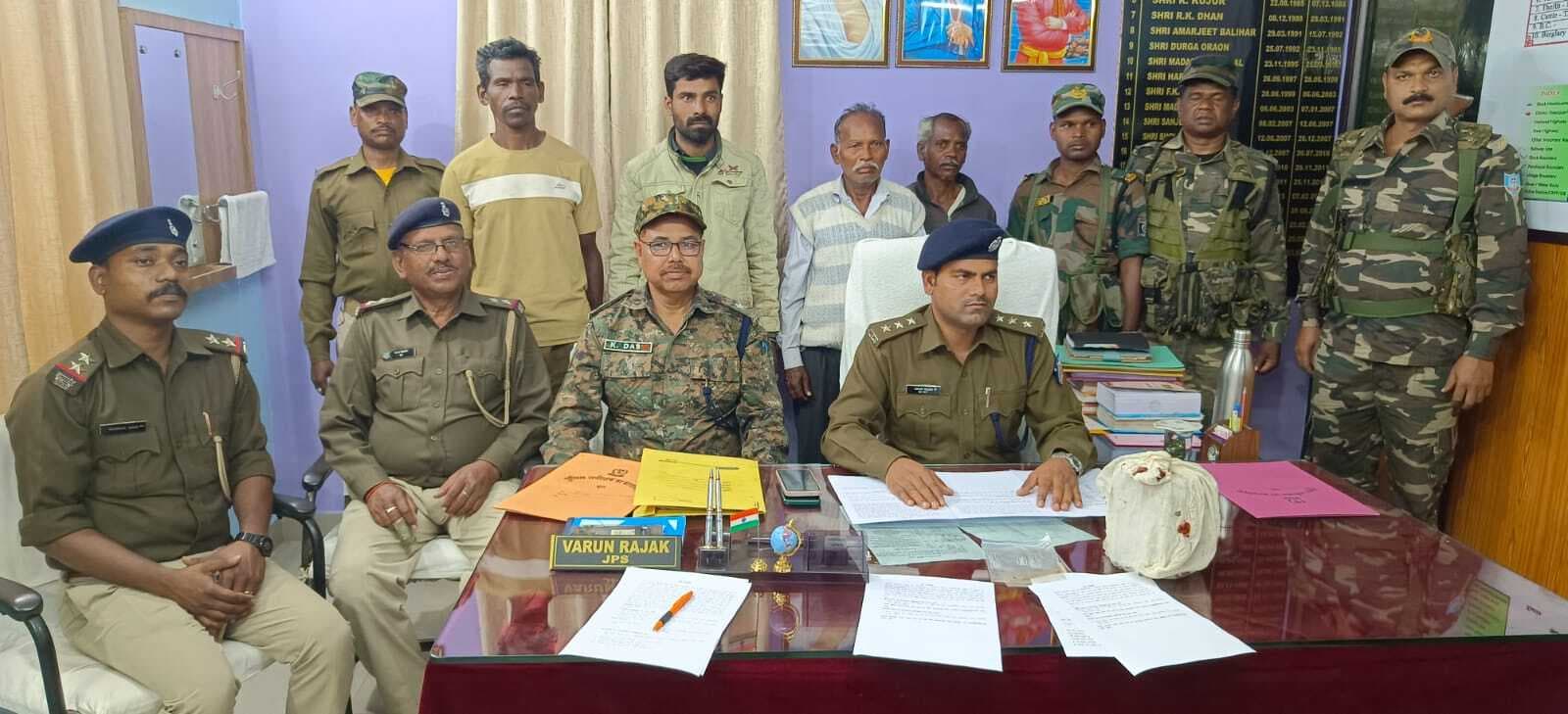 अफीम मामले में ग्राम प्रधान सहित चार गिरफ्तार