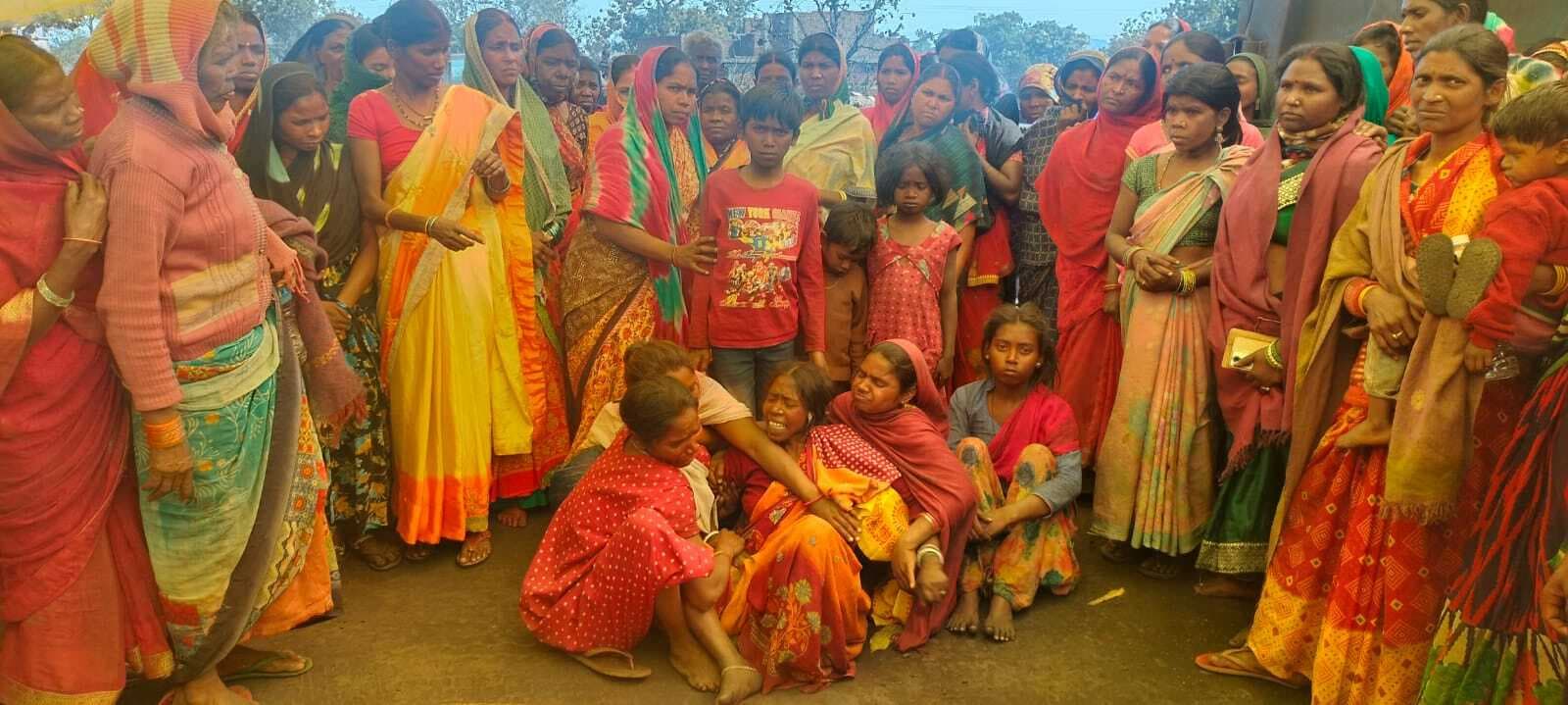 अमरवाडीह में हाइवा की चपेट में आने से एक की मौत