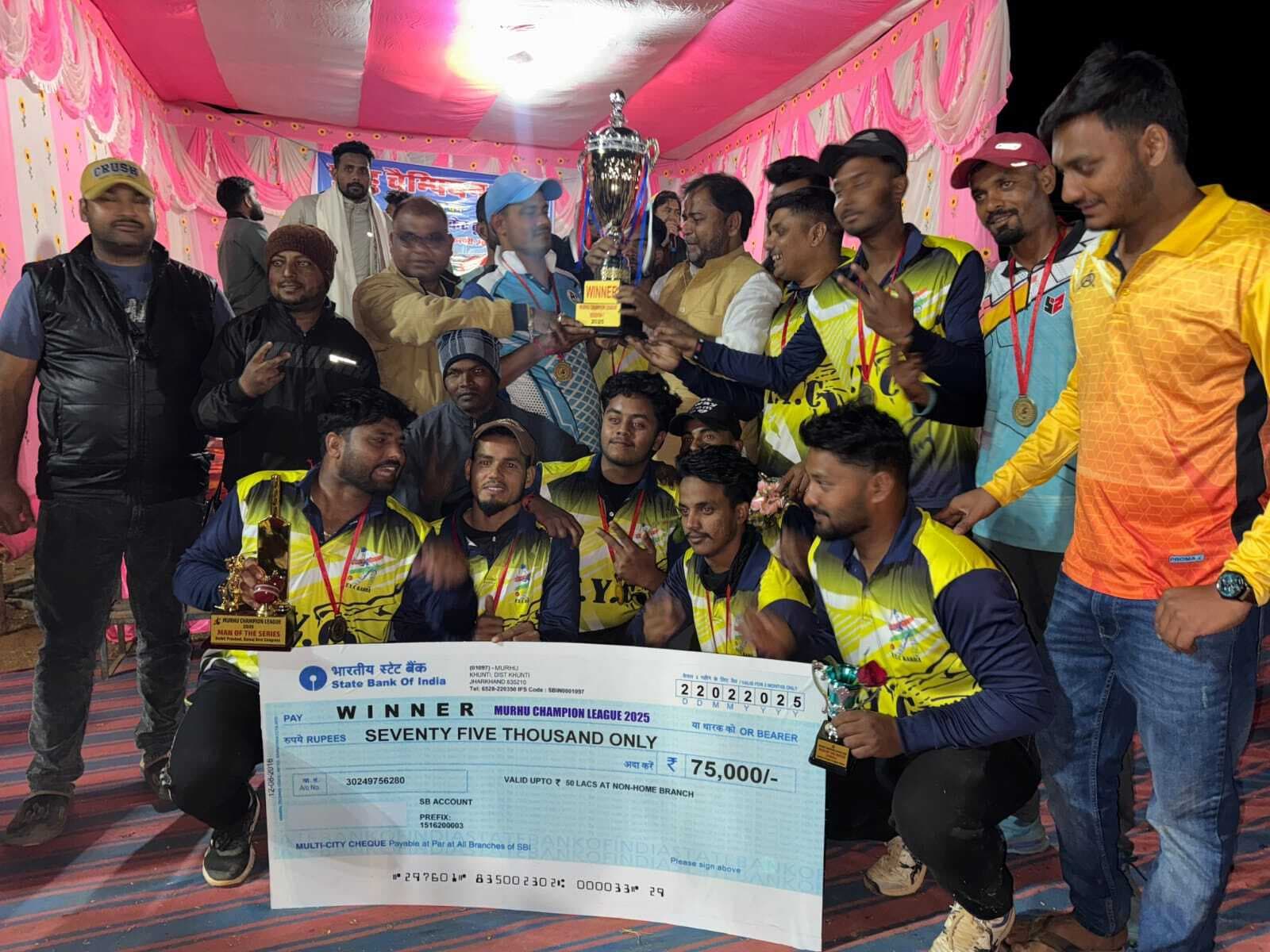 मुरहू चैंपियन लीग सीजन वन का समापन