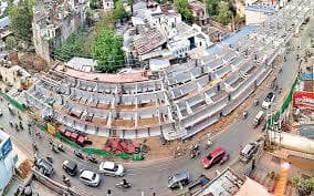 Ranchi news : रातू रोड फ्लाइओवर में सभी 102 स्पेन पर गर्डर का काम पूरा