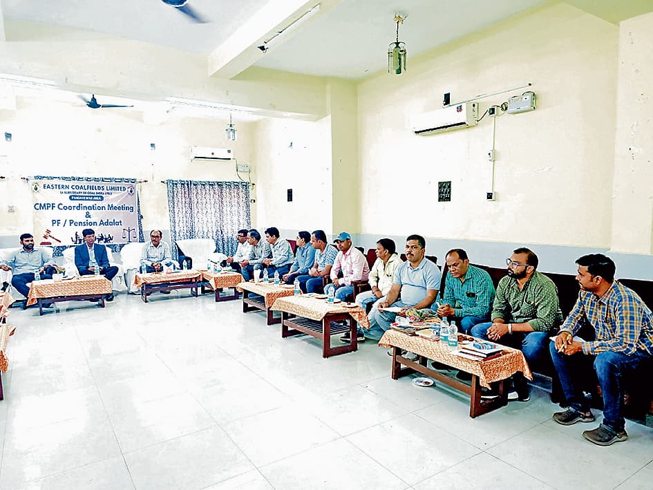 शांतिनिकेतन क्लब में सीएमपीएफ पर बैठक