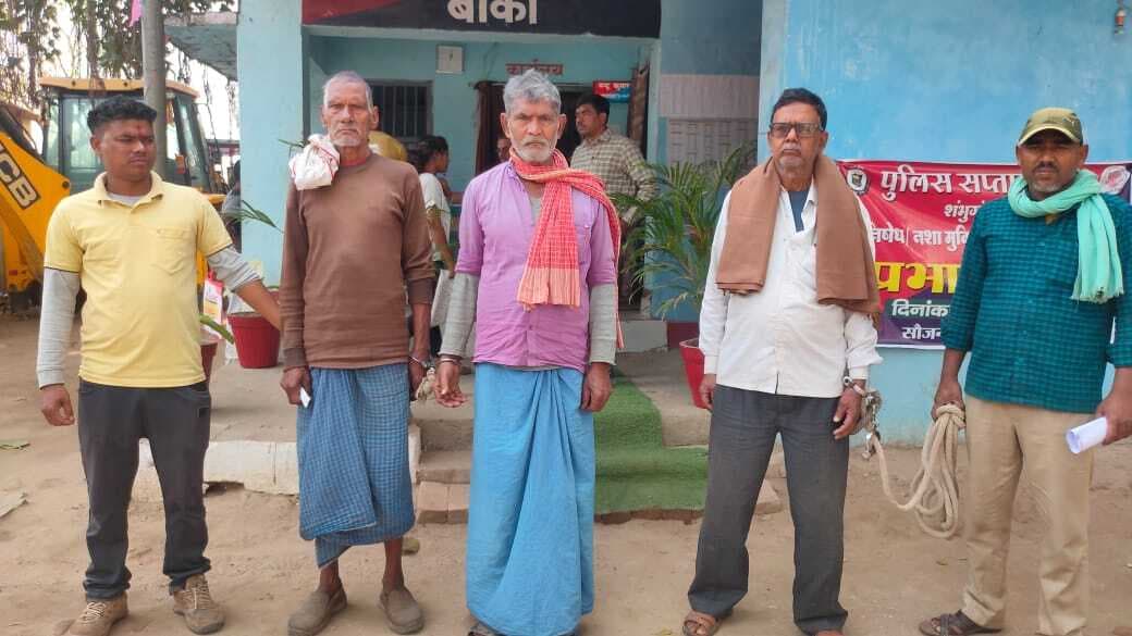 तीन आरोपियों को पुलिस ने किया गिरफ्तार