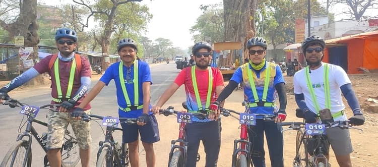 पर्यावरण संरक्षण की जानकारी देने के लिए निकाली 1260 किमी की साइकिल यात्रा