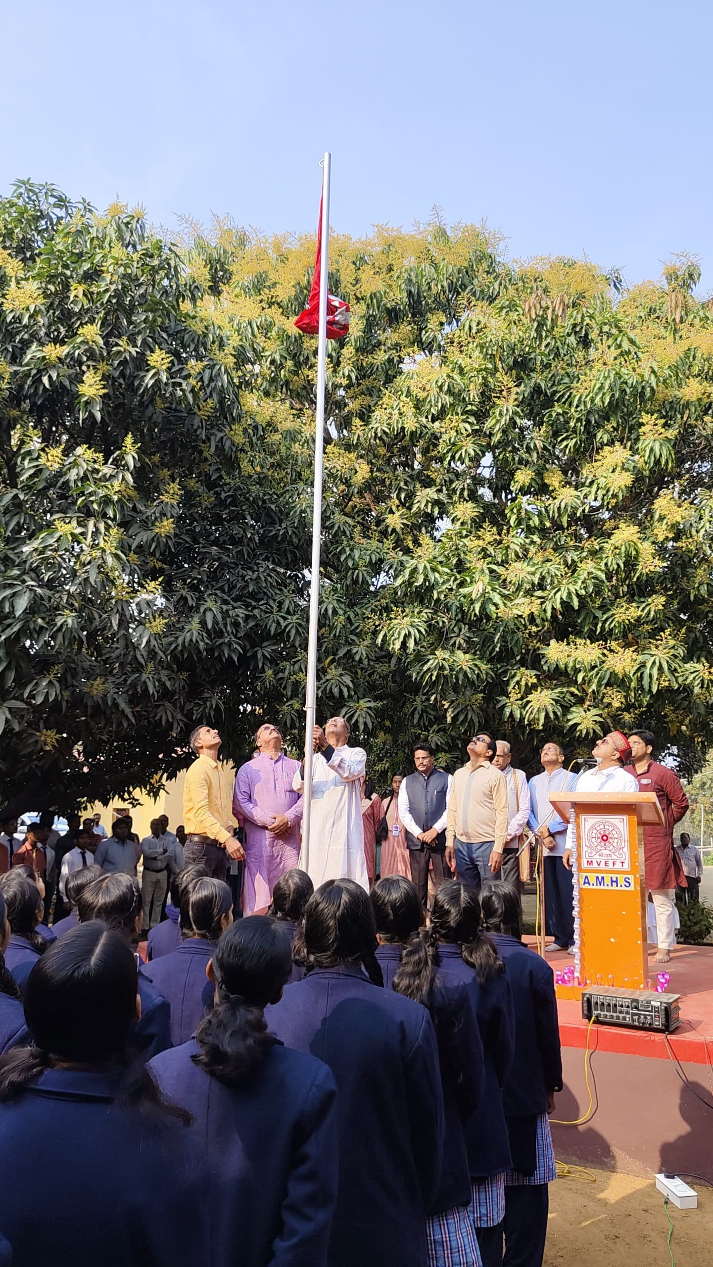 मंदार विद्यापीठ के संस्थापक आनंद शंकर माधवन का मना जन्मोत्सव