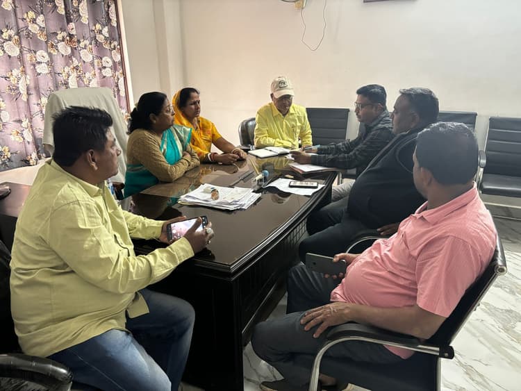 नप की सशक्त स्थायी समिति की बैठक में चार एजेंडों पर चर्चा