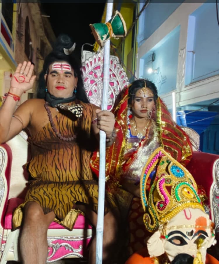 जगह-जगह शिव की बारात का किया गया स्वागत