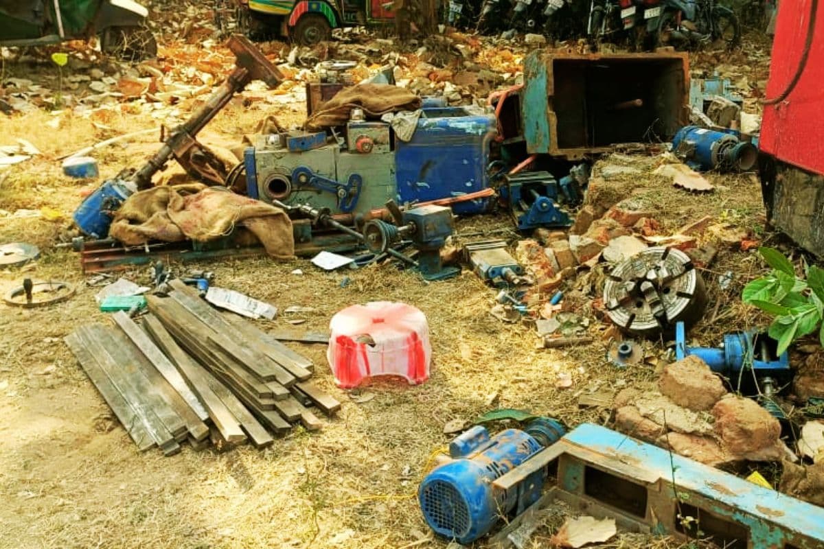 गिरिडीह में हथियार बनाने वाली फैक्ट्री का भंडाफोड़, 6 गिरफ्तार