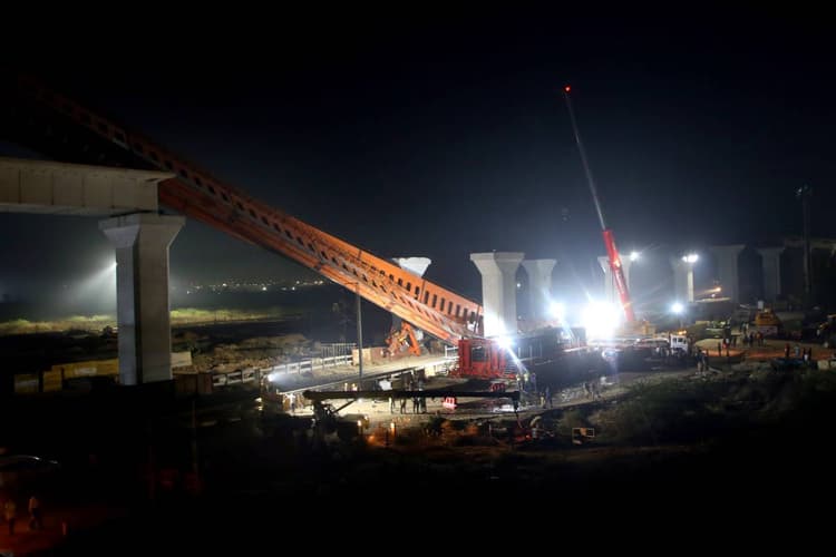 Bullet Train : जहां चल रहा था बुलेट ट्रेन का काम वहां हो गया बड़ा हादसा