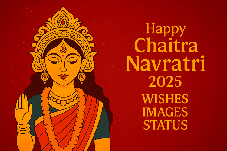 Happy Chaitra Navratri 2025 Wishes Images Status: जय माता दी! चैत्र नवरात्रि आज से शुरू, प्रियजनों को भेजें ये भक्तिमय संदेश, WhatsApp-Facebook स्टेटस लगाने के भी आएंगे काम