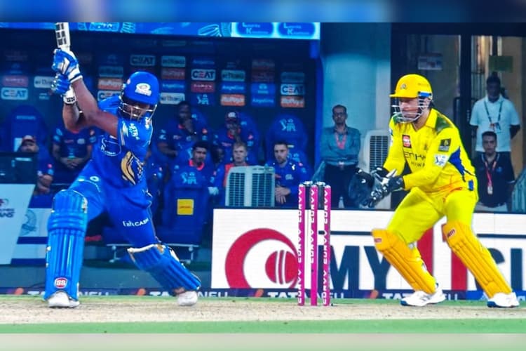 विकेट के पीछे थे धोनी, डेब्यू करने आए ‘झारखंड के गेल’, CSK vs MI मैच में रॉबिन मिंज का स्पेशल मोमेंट