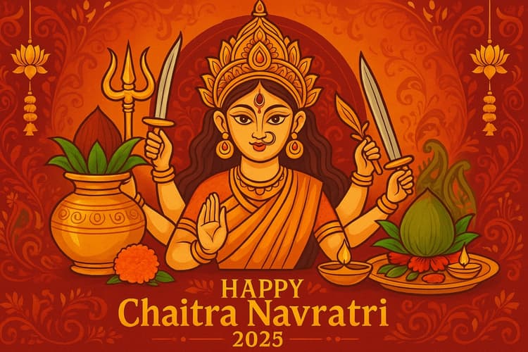 Chaitra Navratri Best Wishes 2025 : माता के भक्तों के लिए बेहतरीन शुभकामनाएं