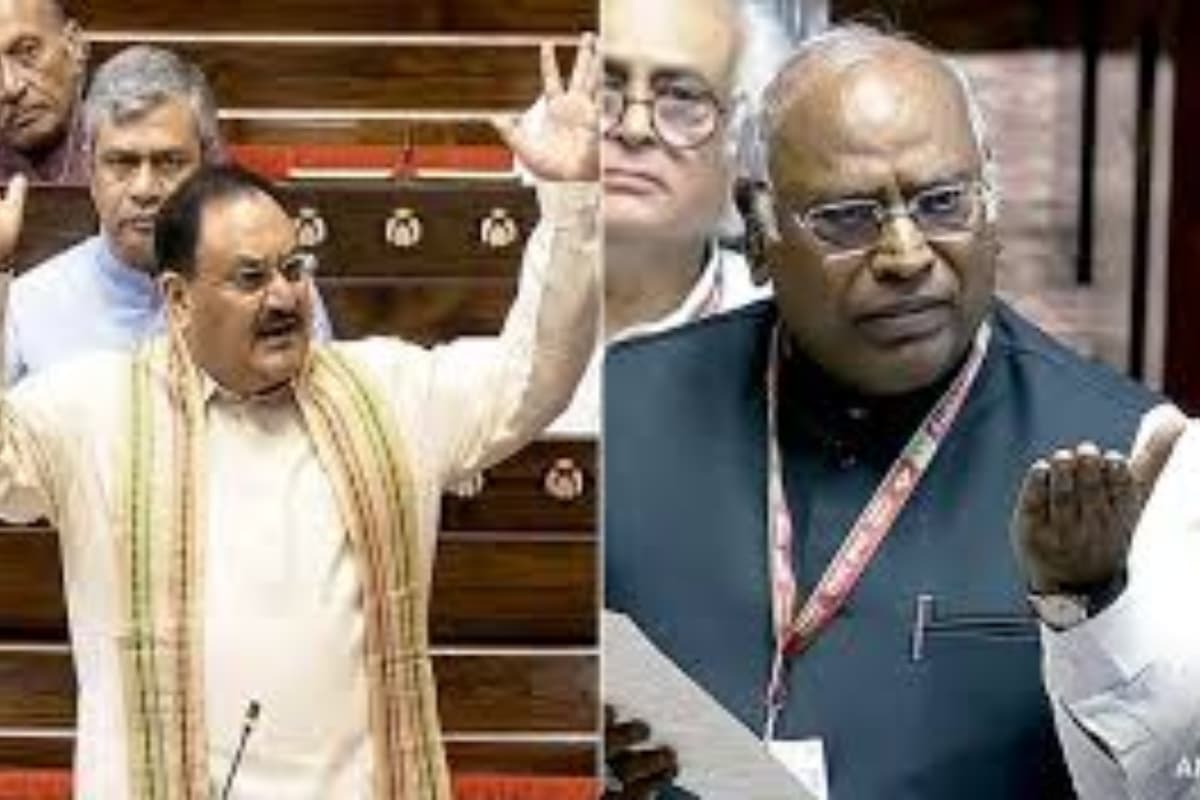 'हम ठीक से ठोकेंगे', सीट से खड़े हुए नड्डा, राज्यसभा में खूब हुआ हंगामा