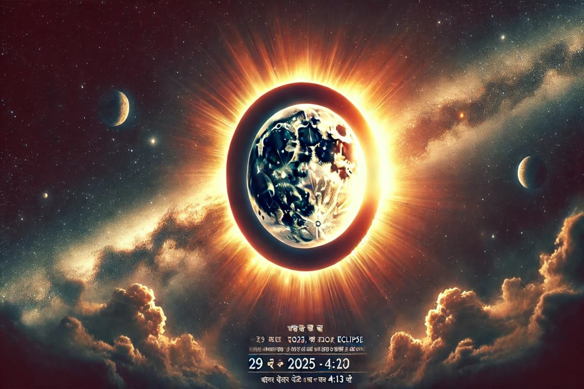 Solar Eclipse Date and Time: कब लग रहा 2025 का पहला सूर्य ग्रहण? दिन-तारीख-समय और देखने का तरीका जानिए