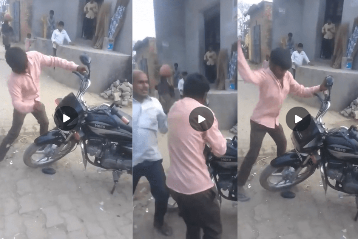 Viral Video: पहले बेटे ने बाप की बाइक तोड़ी, फिर पिता ने लड़के को ऐसा तोड़ा…