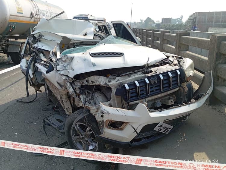 सड़क हादसे में स्काॅर्पियो सवार बिहटा के दो युवक घायल