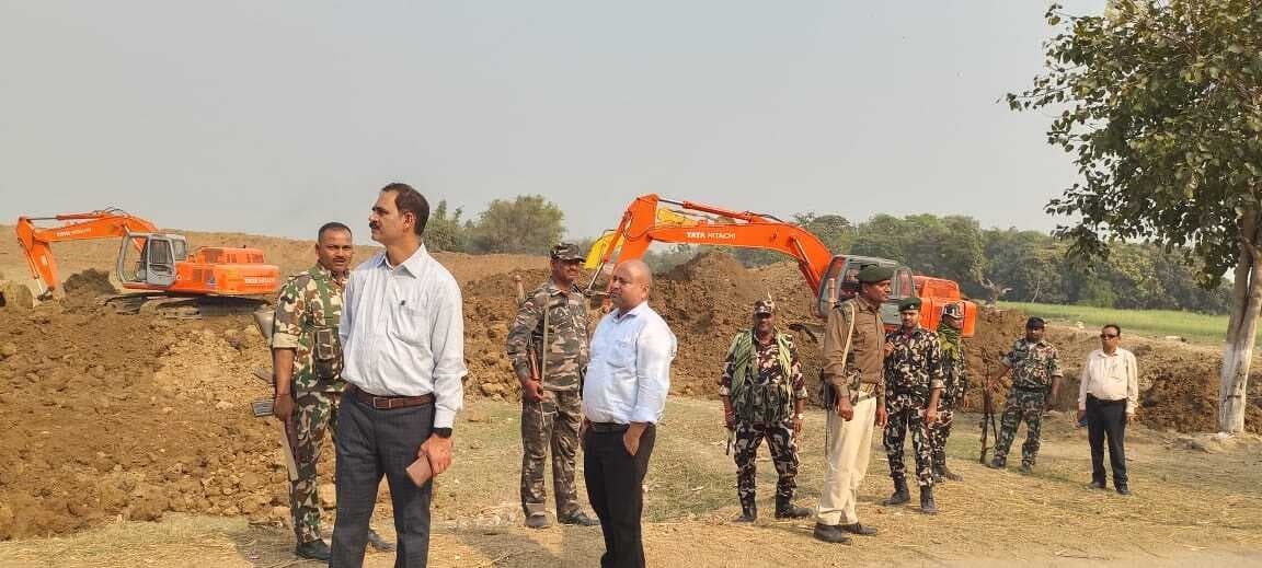 पसिया पोखर जीर्णोद्धार का कार्य पुनः हुआ प्रारंभ