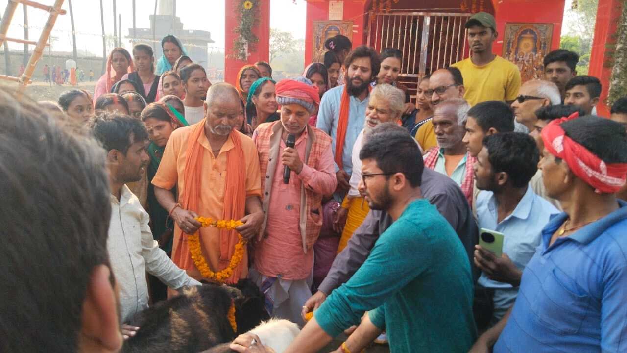श्रीराम कथा के अंतिम दिन भंडारा का आयोजन