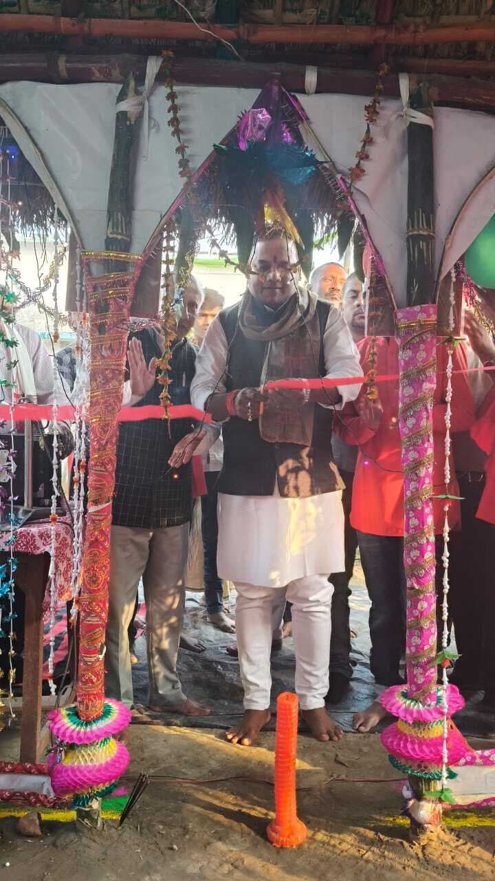 हरिणमार गांव में किया गया रामधुनी का आयोजन