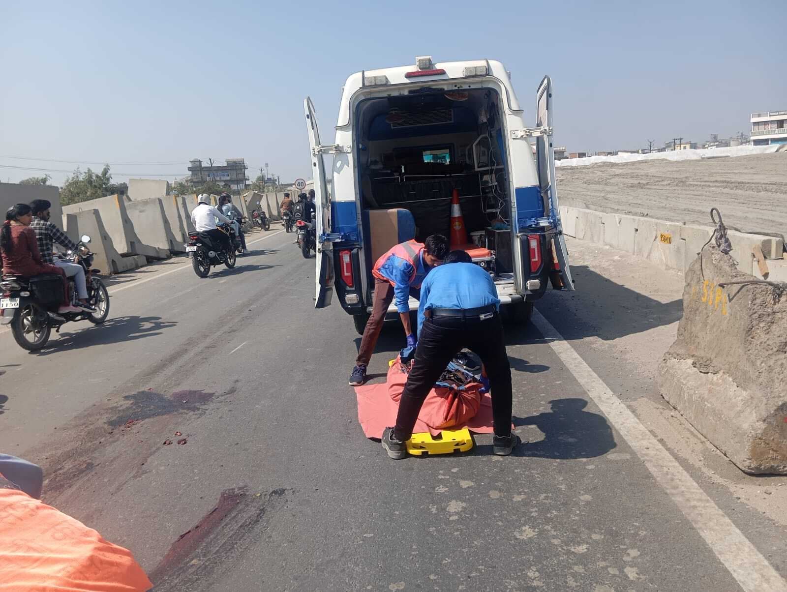 अज्ञात वाहन ने स्कूटी सवार युवक को रौंदा, मौत