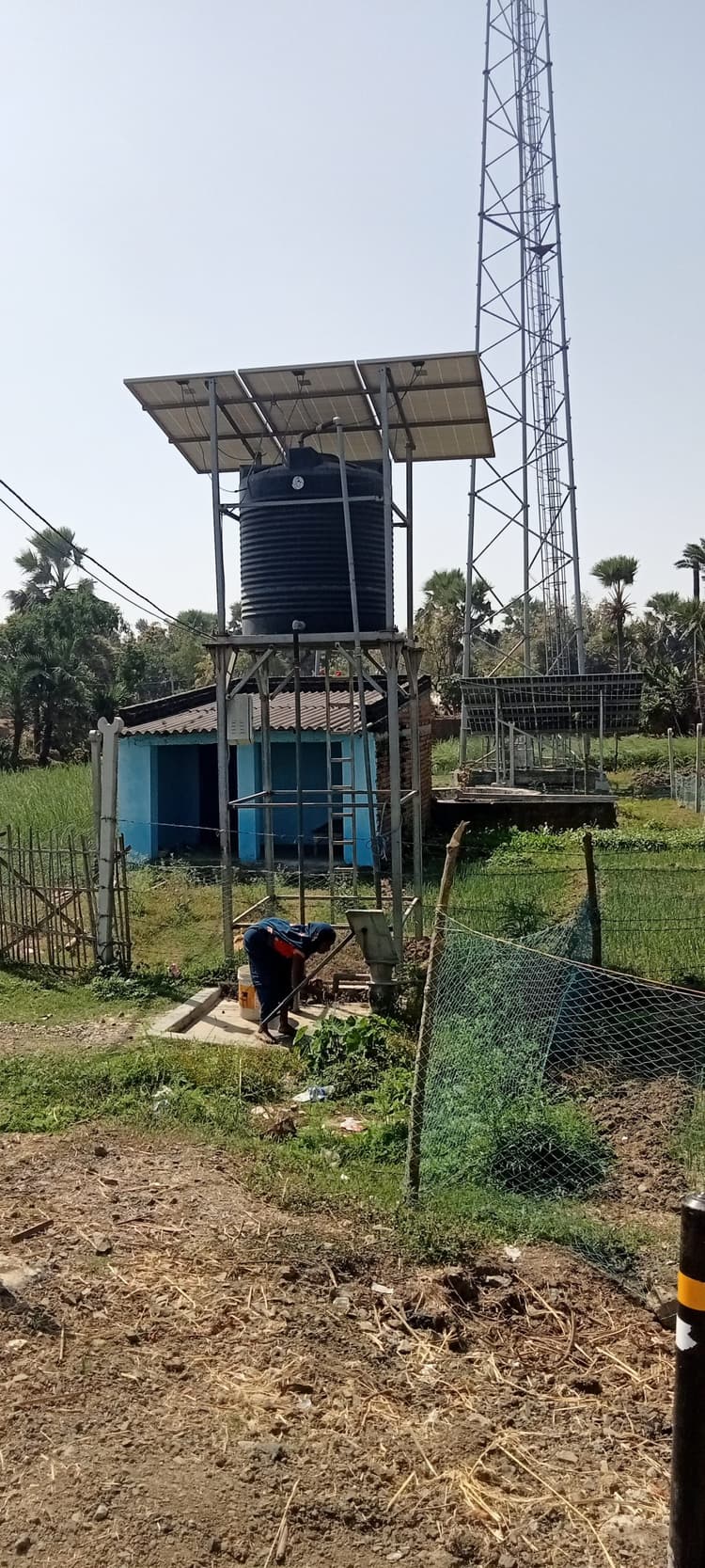 जल संकट से जूझ रहे पंजराडीह के ग्रामीण, सोलर जलमीनार खराब