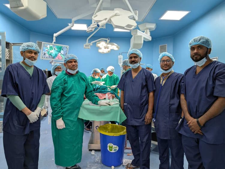 न्यूरो सर्जरी विभाग में बच्ची का हुआ क्रिटीकल ऑपरेशन