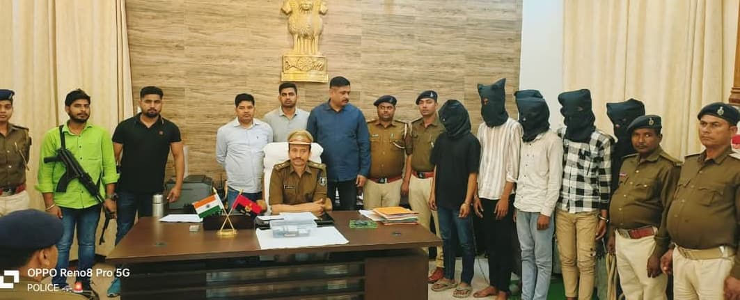 चोरी के 11 मोबाइल के साथ आधा दर्जन अपराधी चढ़े हत्थे