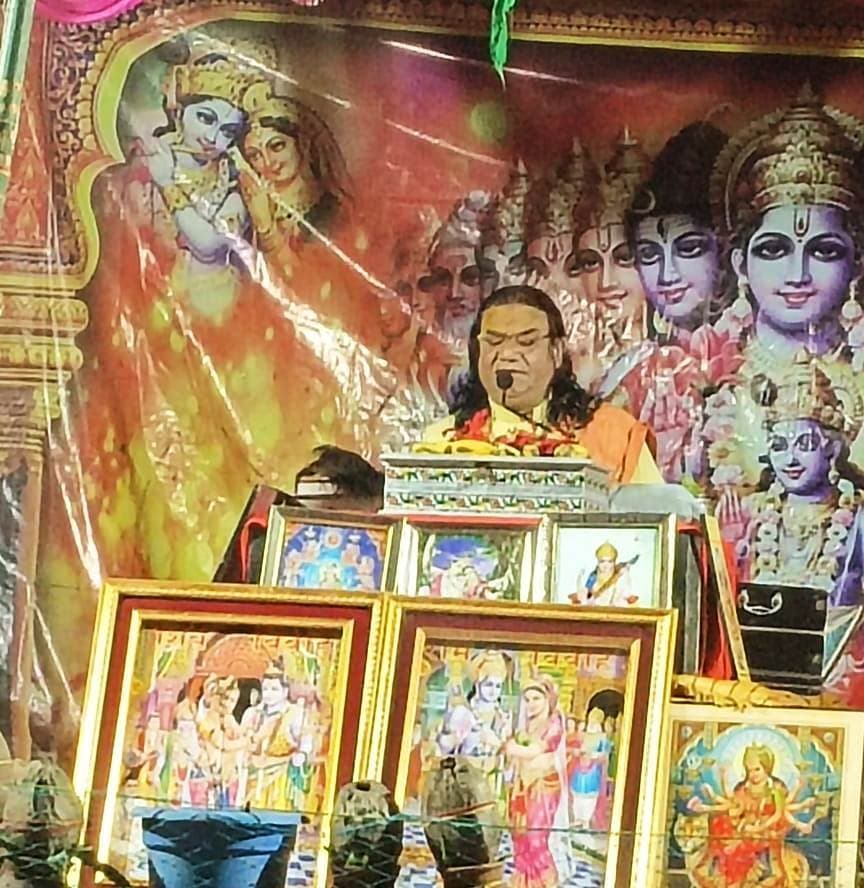 नरसिंह अवतार प्रसंग सुन श्रद्धालु हुए भावविभोर, नारायण के लगे जयकारे