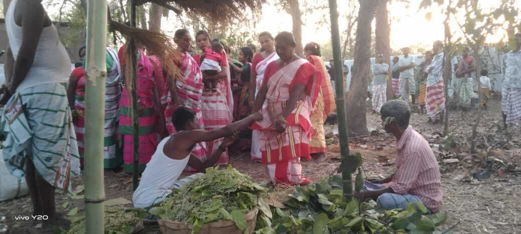 Jamshedpur news. रानीडीह व बारीगोड़ा में बाहा पर्व मनाया गया