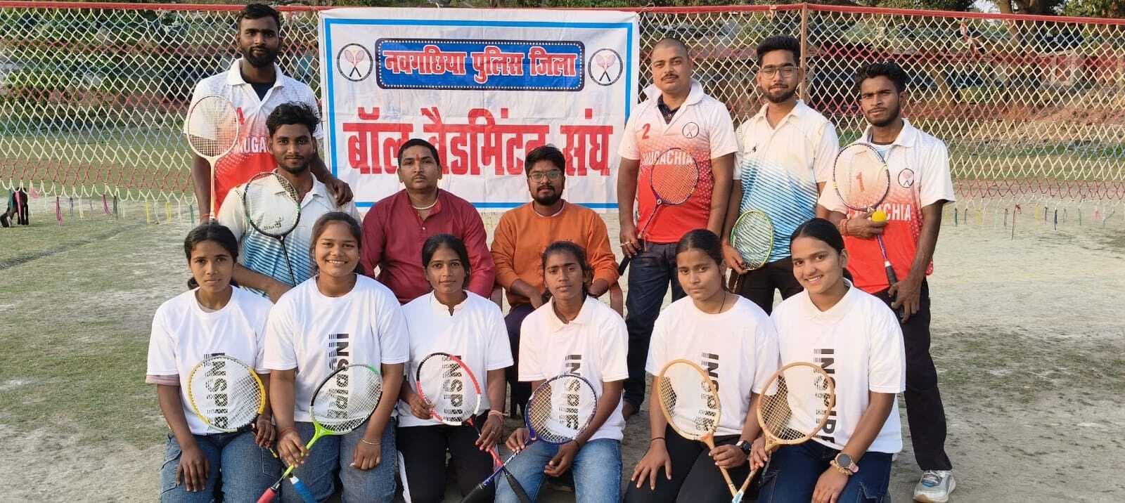 Bhagalpur News: नवगछिया बॉल बैडमिंटन टीम की कमान राजा व अभिलाषा को