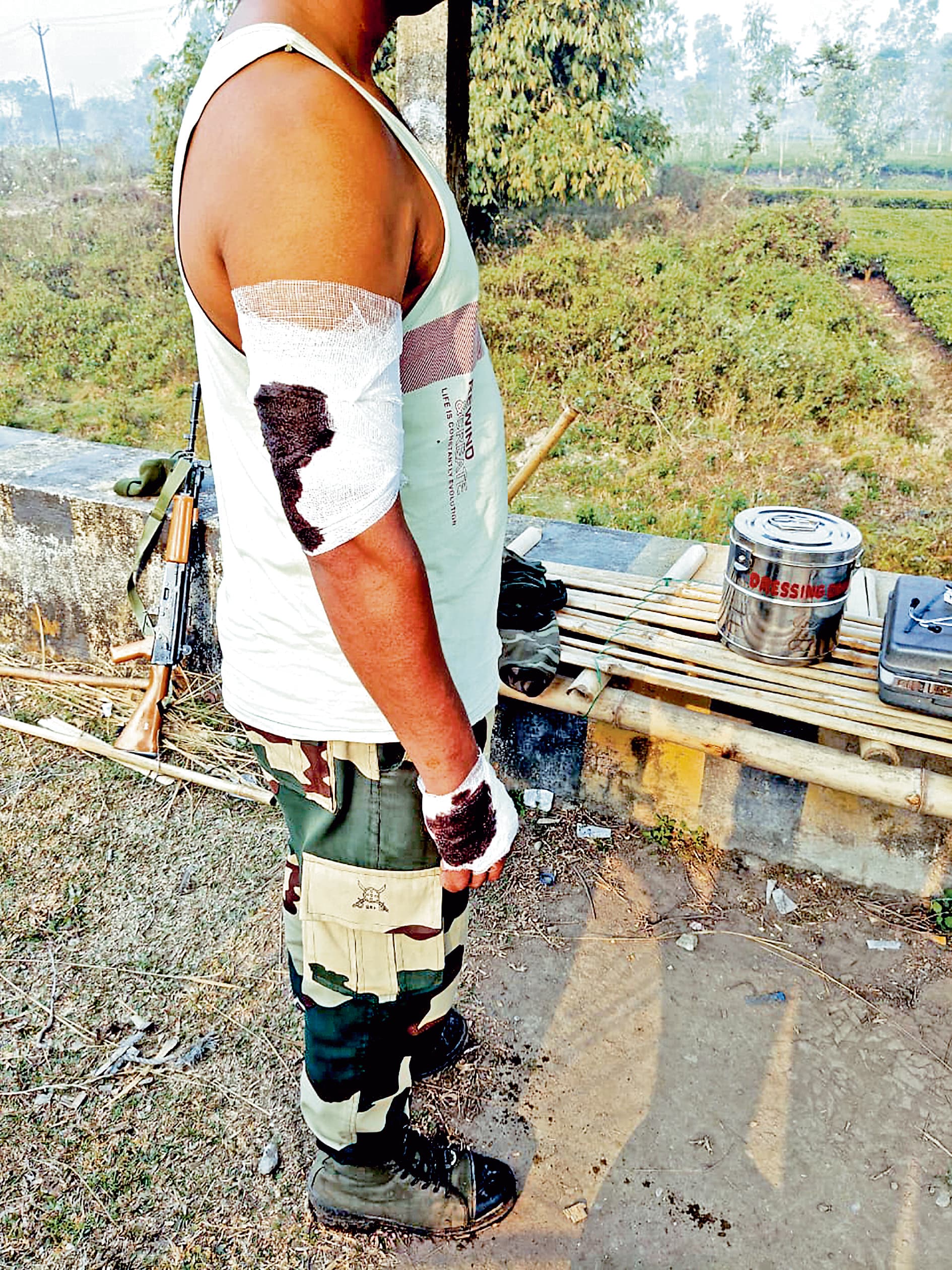 बीएसएफ ने तस्करी की कोशिश की नाकाम, बांग्लादेशी नागरिक मारा गया