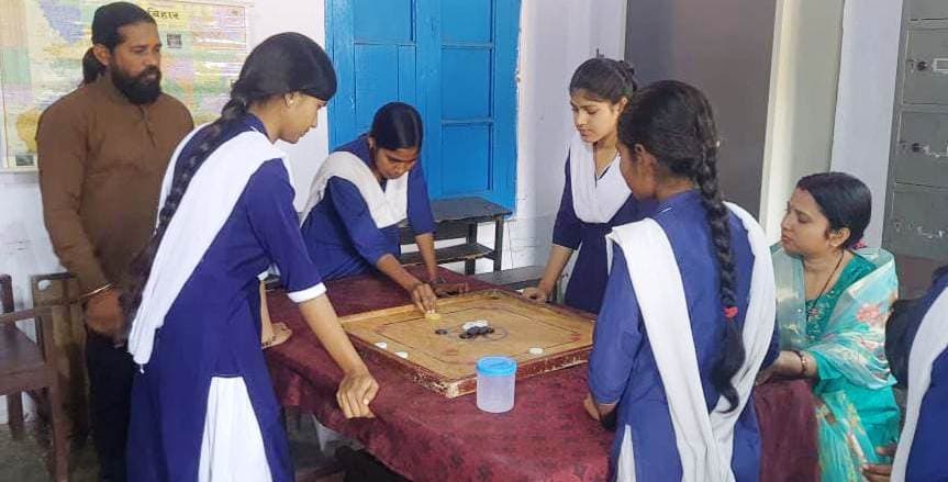 खेल के कुंभ में स्कूली छात्राओं ने अपनी प्रतिभा का दिया परिचय