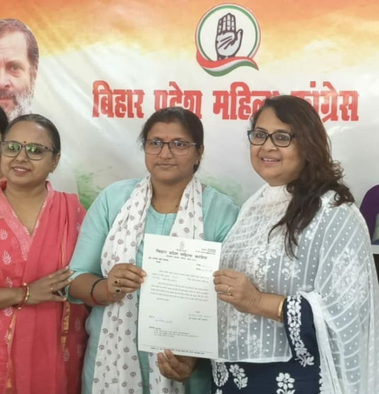 कांग्रेस महिला जिलाध्यक्ष बनीं जिला पार्षद डॉ पिंकी