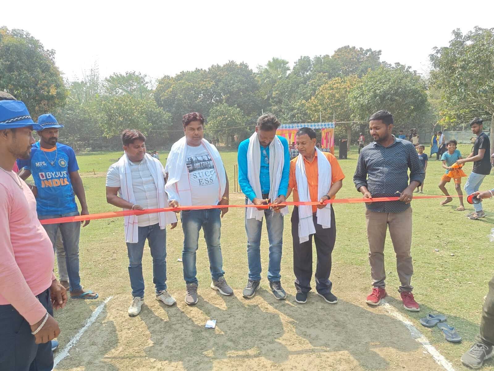 डेढ़गामा गांव में दो दिवसीय शॉर्ट स्पीच क्रिकेट टूर्नामेंट का आयोजन