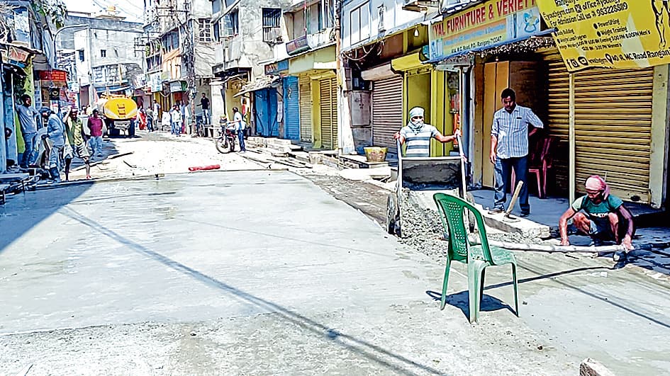 रानीगंज में विकास की डगर पर चलने को कुछ दिनों की दुश्वारी मंजूर