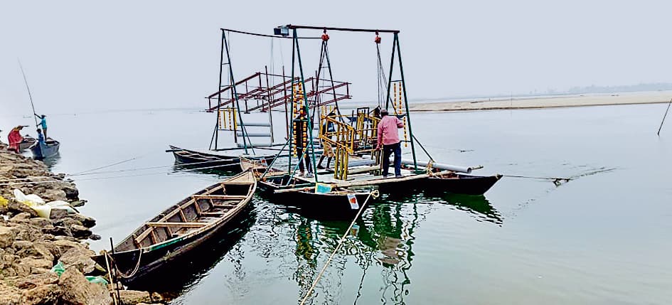 स्वर्णरेखा नदी की धारा से पैदा हो रही है बिजली