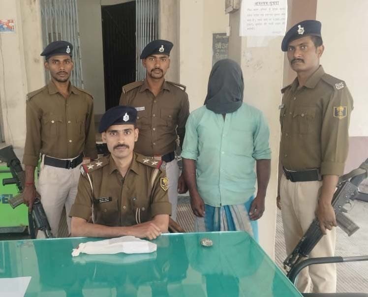 भाई से झगड़े में लहराया कट्टा, पुलिस ने दबोचा