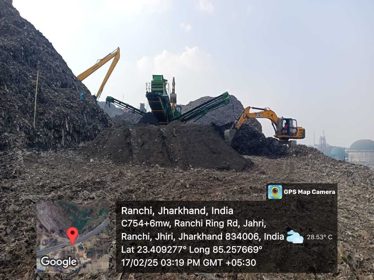 Ranchi news : दो साल में 22 लाख टन कचरा खत्म करना है, एक वर्ष में सिर्फ 1.22 लाख टन कचरा हटा