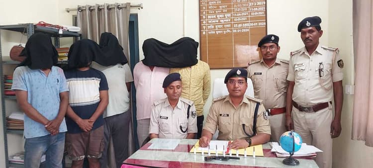 घोरहत गांव में गोलीबारी, पांच गिरफ्तार