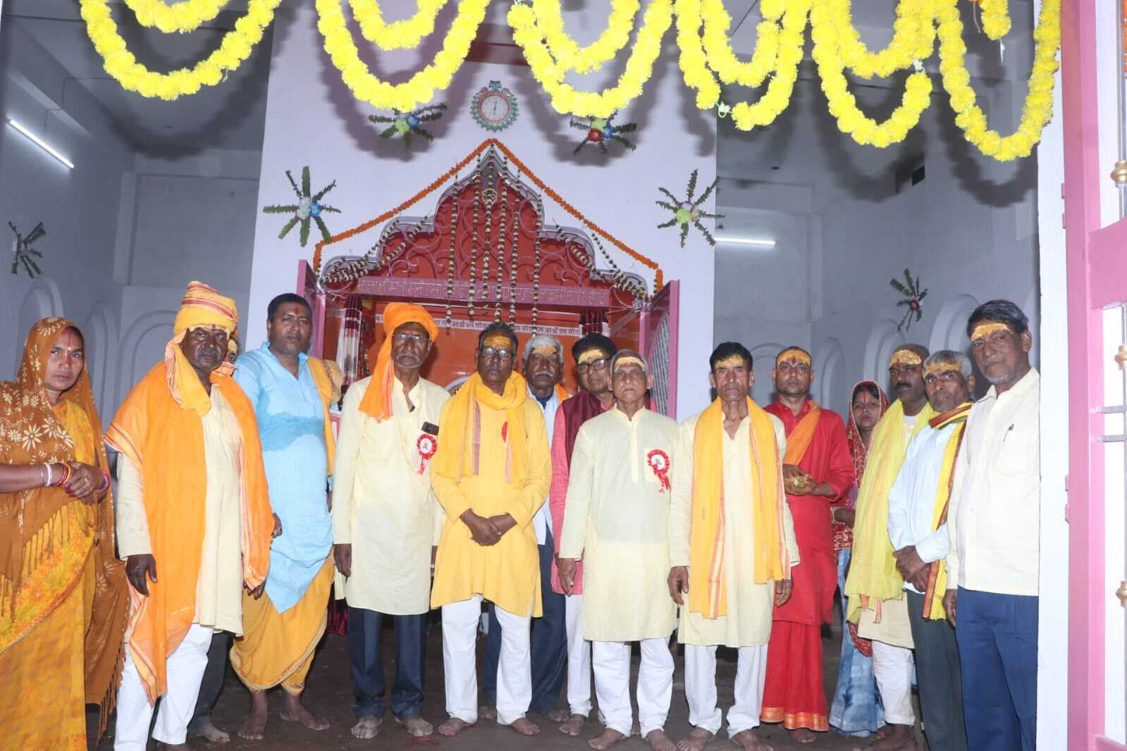 श्री श्री 108 हनुमान मंदिर का प्राण प्रतिष्ठा हुआ संपन्न