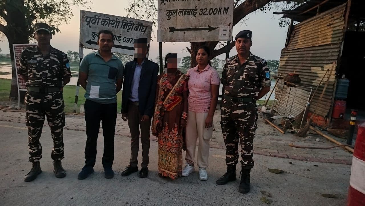 एसएसबी जवानों ने नाबालिग को मानव तस्कर से कराया मुक्त