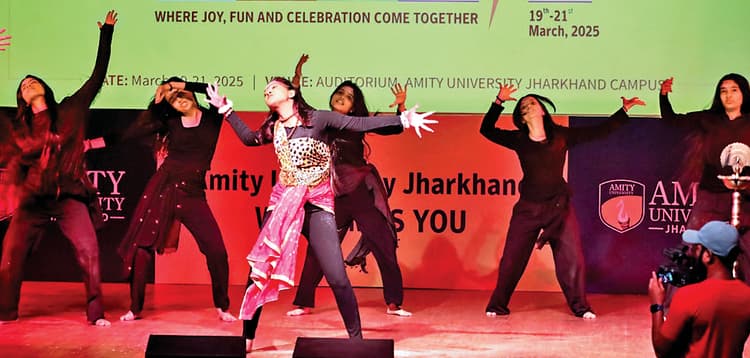 ranchi news : एमिटी यूनिवर्सिटी झारखंड में युवा उत्सव एमीफोरिया का आगाज