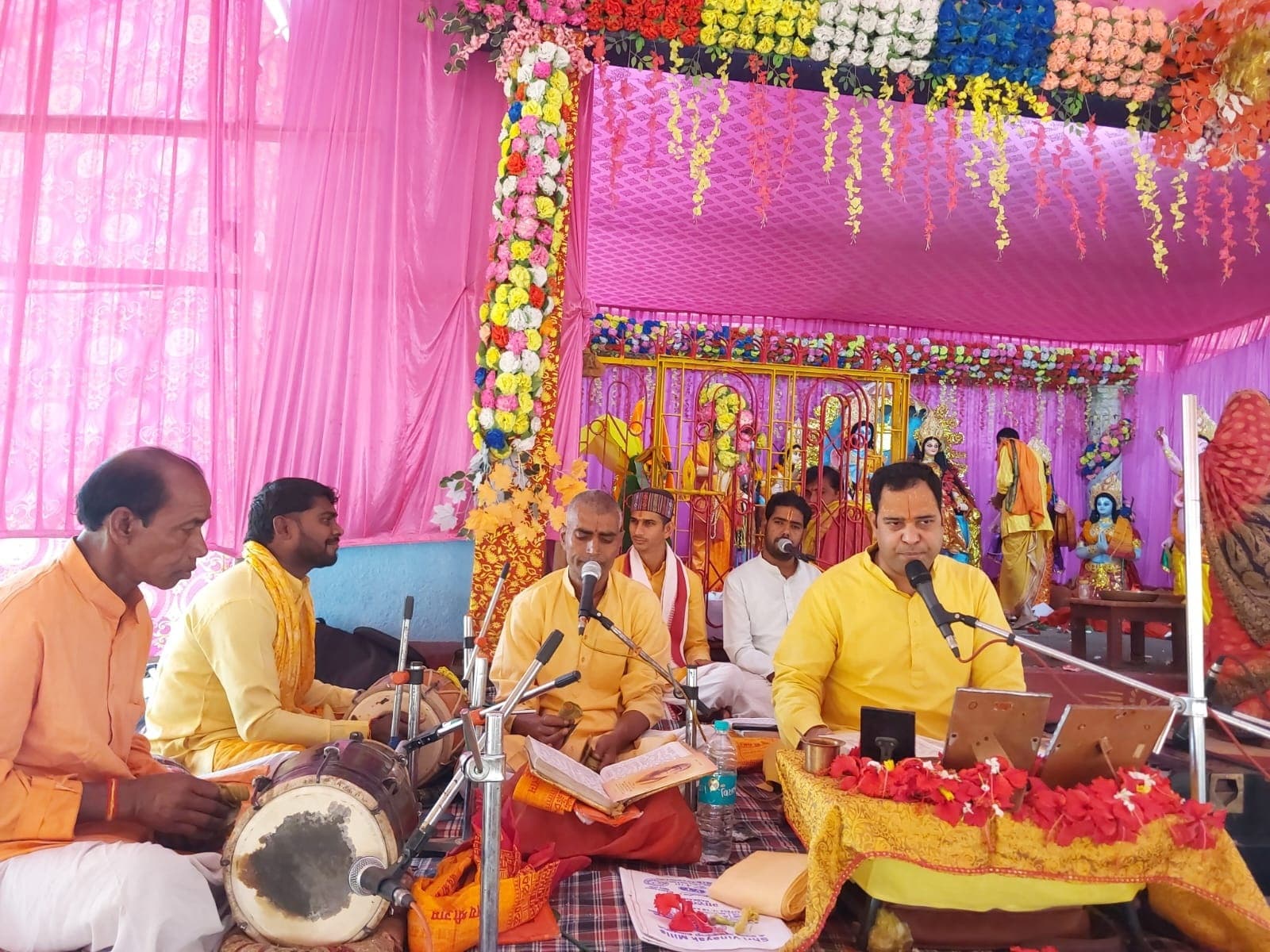 Bokaro News : अंगवाली के मानस महायज्ञ में गूंजा बालकांड पाठ