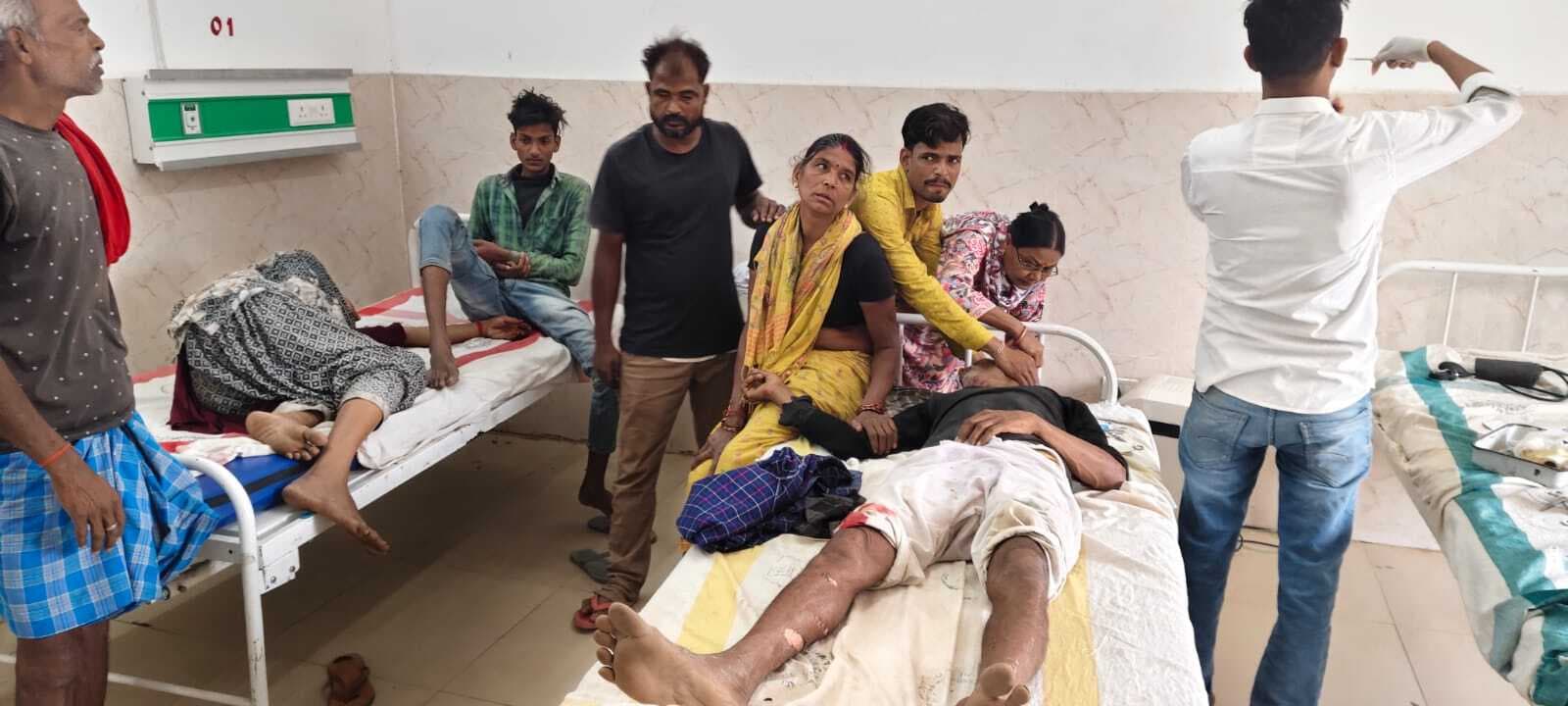 भूमि विवाद में महिला सहित पांच लोग घायल