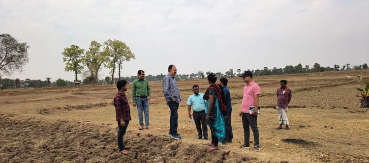 बीडीओ ने विकास योजनाओं का किया निरीक्षण