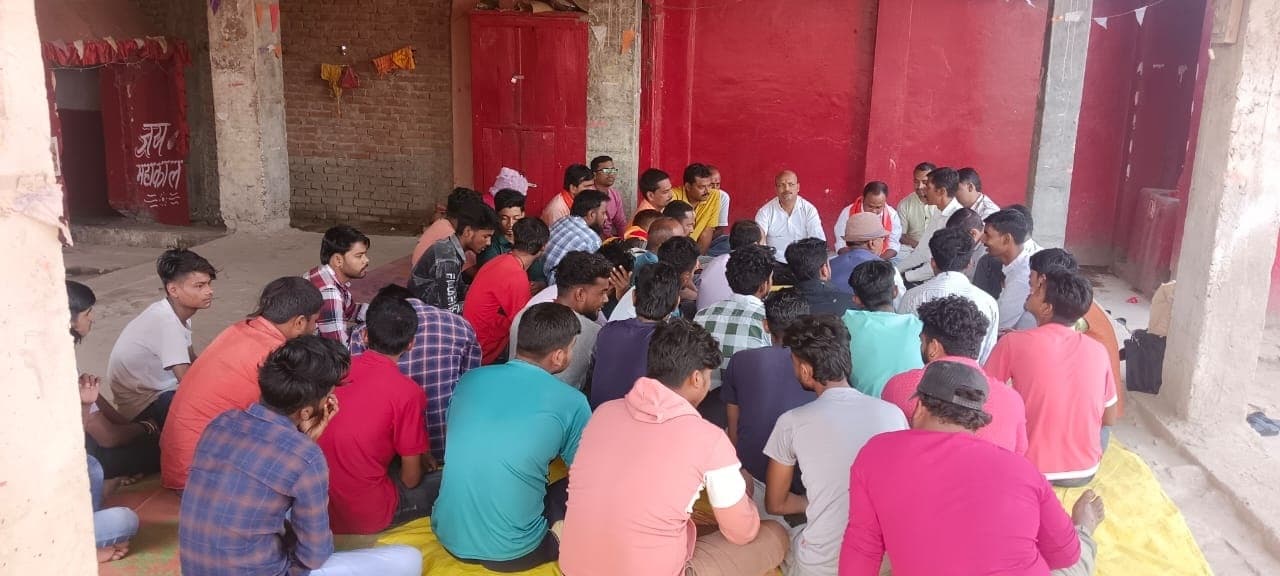 रामनवमी शोभायात्रा के लिए विहिप एवं बजरंगदल ने की बैठक