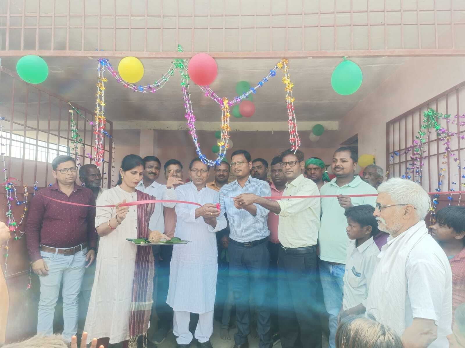 अपशिष्ट प्रसंस्करण इकाई भवन का किया गया उद्घाटन