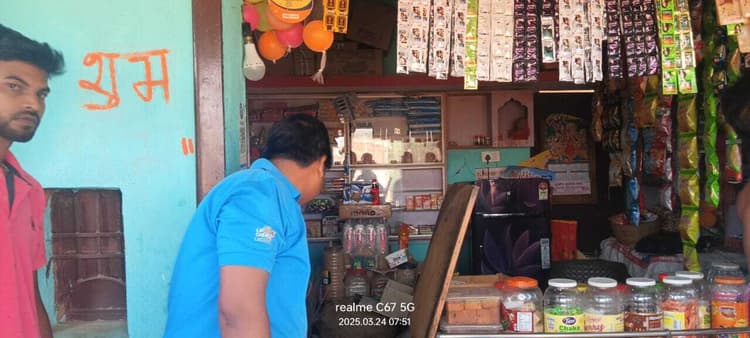 किराना दुकान से नकदी समेत 50 हजार रुपये के सामान की चोरी