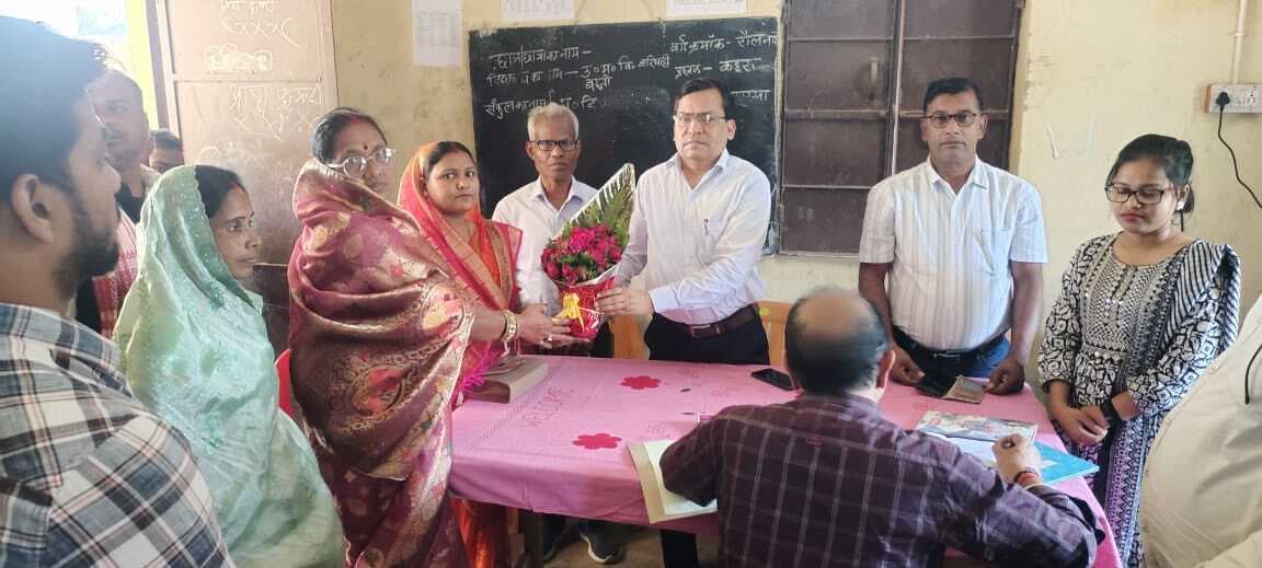 पंचायती राज उपनिदेशक ने पंजियों सहित योजना स्थल का किया निरीक्षण