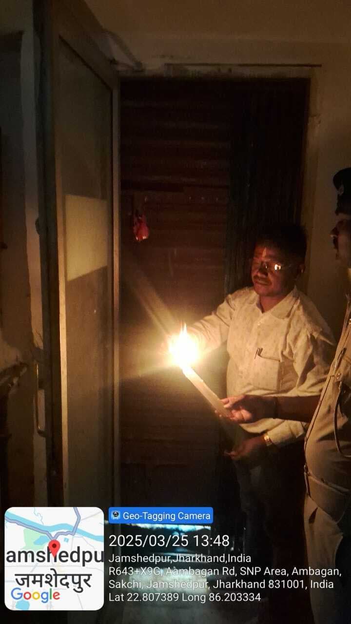 Jamshedpur news.जन सुरक्षा को लेकर साकची में जेएनएसी बिल्डिंग सील