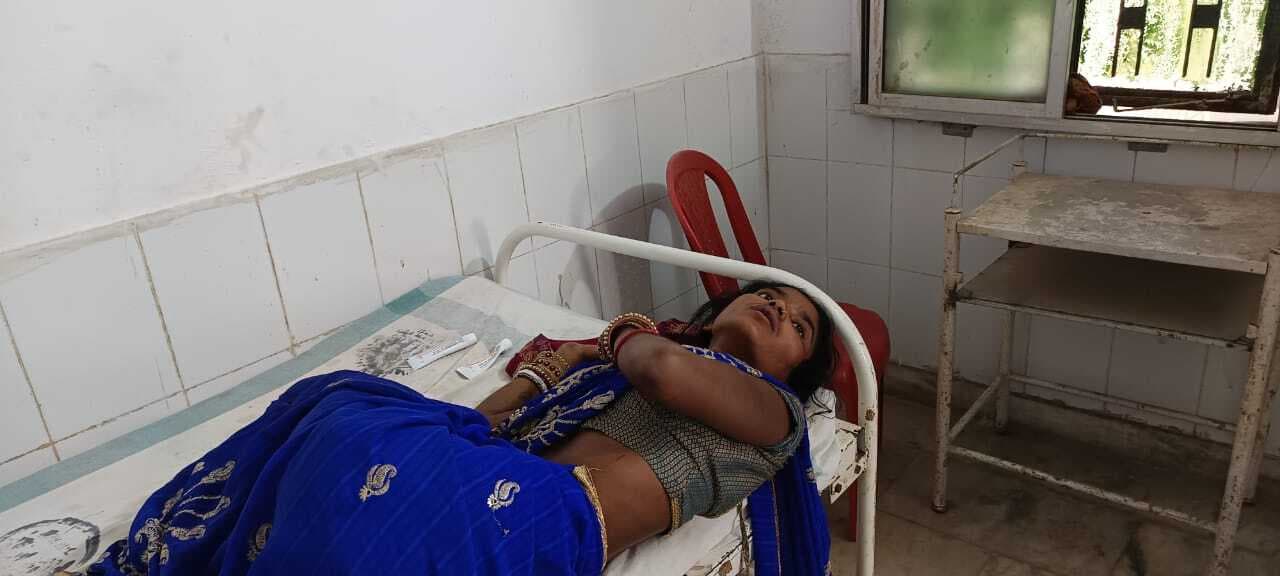 पति ने दबिया से प्रहार कर पत्नी को किया जख्मी